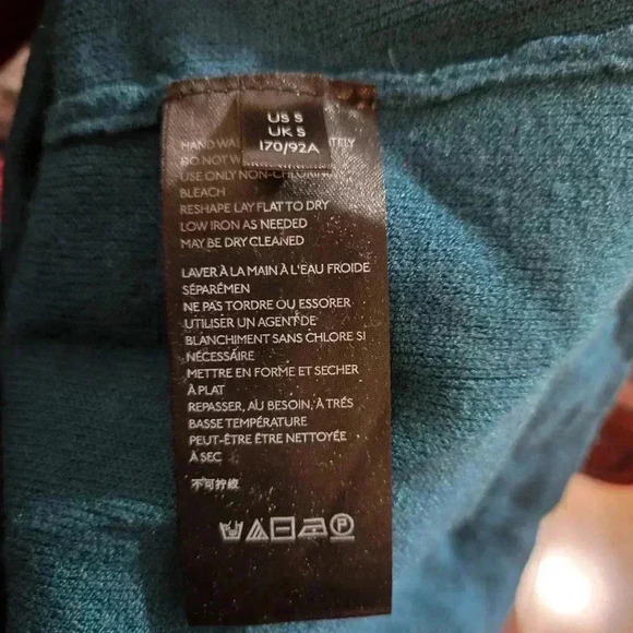 Anthropologie Claudette Knit Sweater Dress BlueGreen Size S #011 - Picture 4 of 6